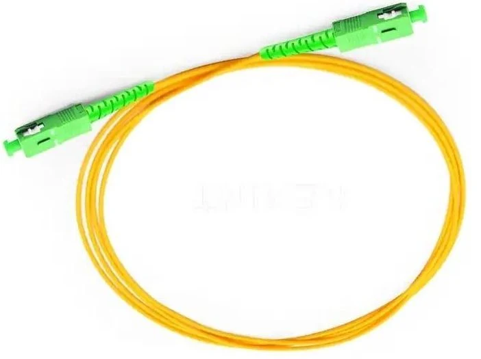 FTTH LSZH 2.0mm Single Mode G657A1 3m Sc APC Simplex Optical Fiber Patch Cable