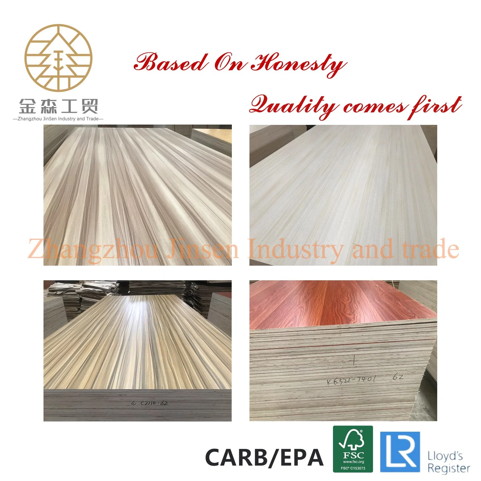 Laminated Hardwood Melamine Plywood Timber Melamine Surface Plywood for Sale