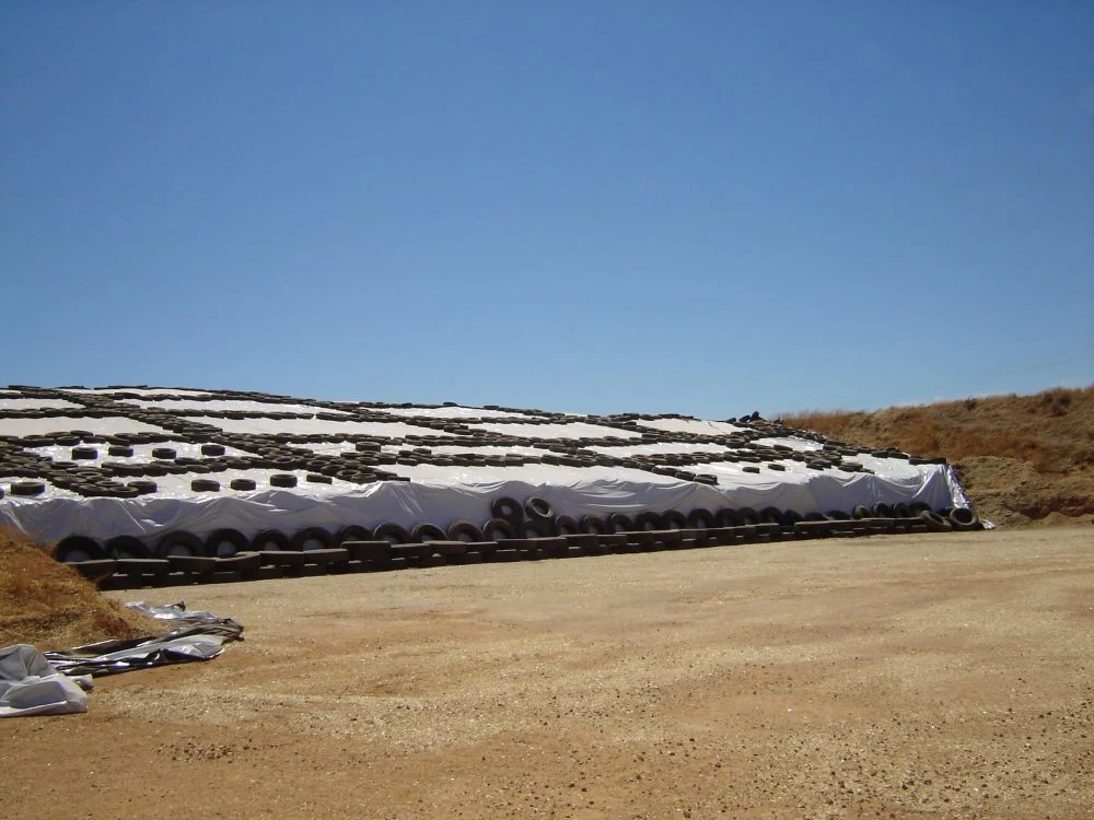 Panda Film Schwarz &amp; Weiß Poly Reflektierende Grow Room Futter Kornkeller Deckt Silageabdeckung Ab