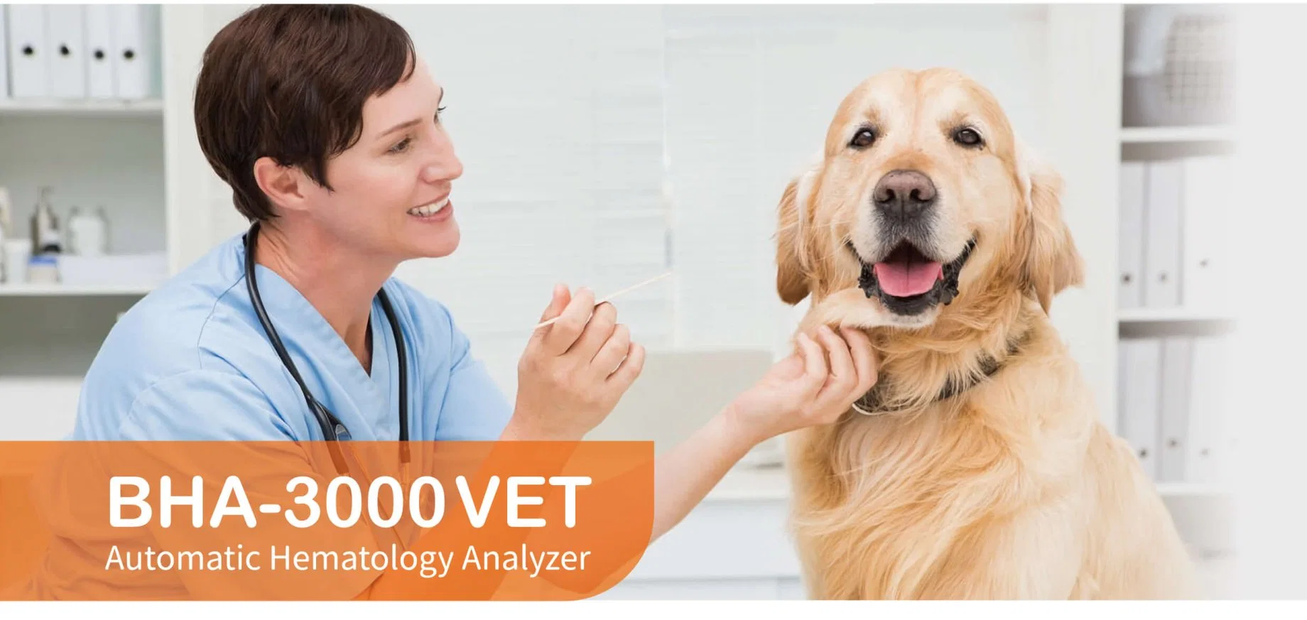 Getein Veterinary Hematology Analyzer BHA-3000 Vet 3 Part Differential Cbc Test Automated Blood Analysis
