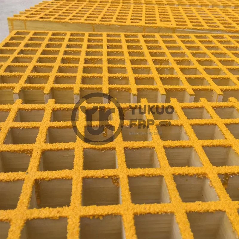 Customized FRP Grating Green FRP GRP Grating FRP Platform Grating