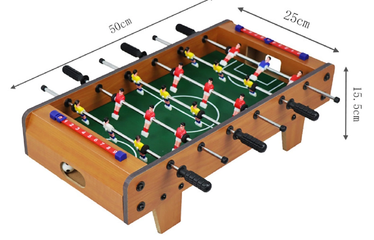 Mini Football Table for Kids Table Top Wooden Hockey Game Tabletop Soccer Desktop Family Game Esg17052