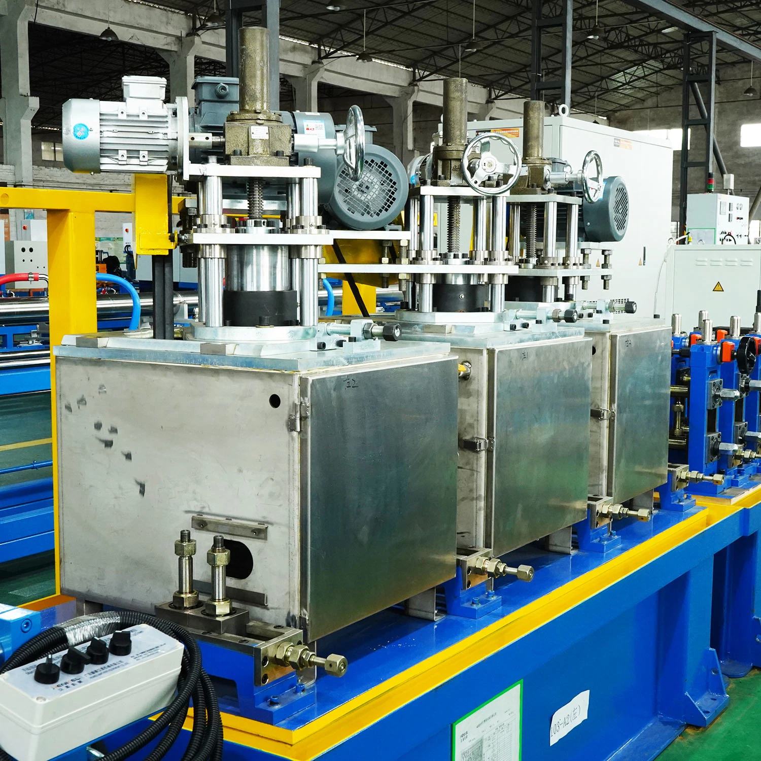 Stainless Steel Sanitary SUS304 Pipe Producing Machine High-Speed Tube Mill Arc Stabilizer