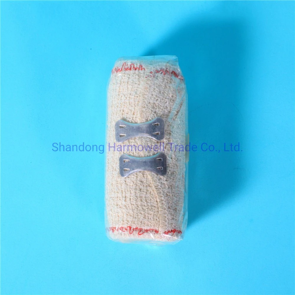 Anthrive Custom Size Crepe Bandage 100% Cotton First Aid Sterile Crepe Bandage Crepe Bandage with Elastic Band Clip