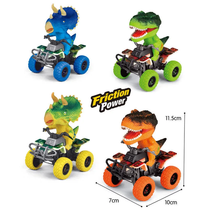 Hot Sale Dino Pull Back Car Multi Style Dinosaur World Vehicle Truck Toys Jurassic Toy Pull Back Truck Toys