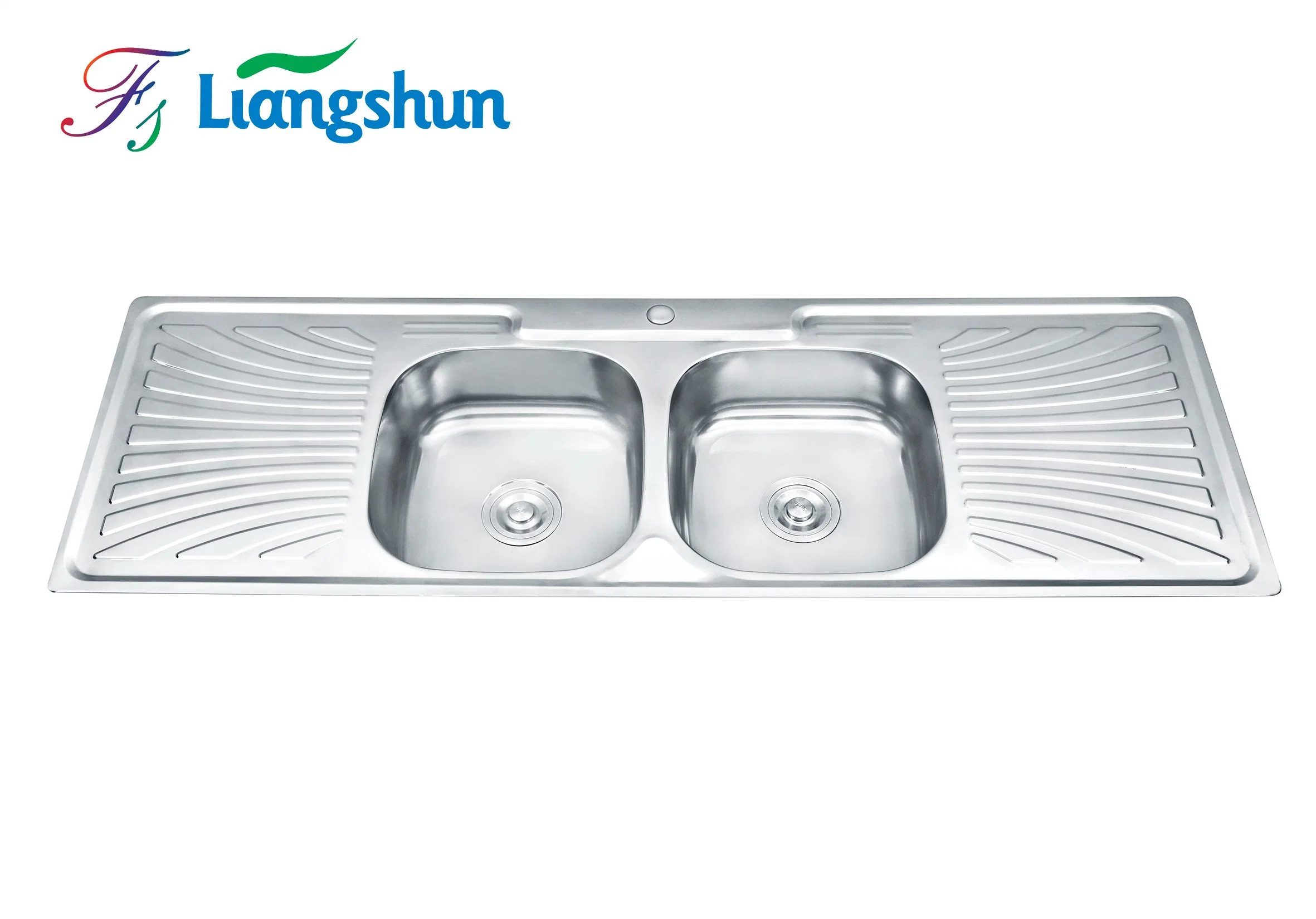 Useful Kitchen Sink Stainless Steel, Large Kitchen Double Sink with Double Drain Plate