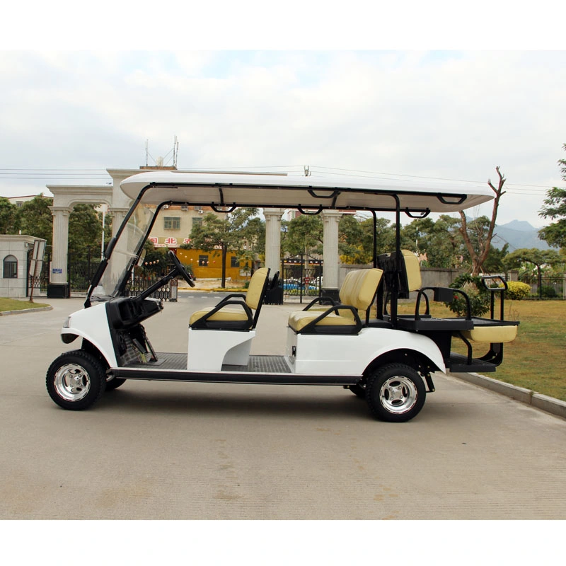 Lifted Golf Cart 6 Sitzer Go Kart 48V Motor mit 48V Lithium-Batterie