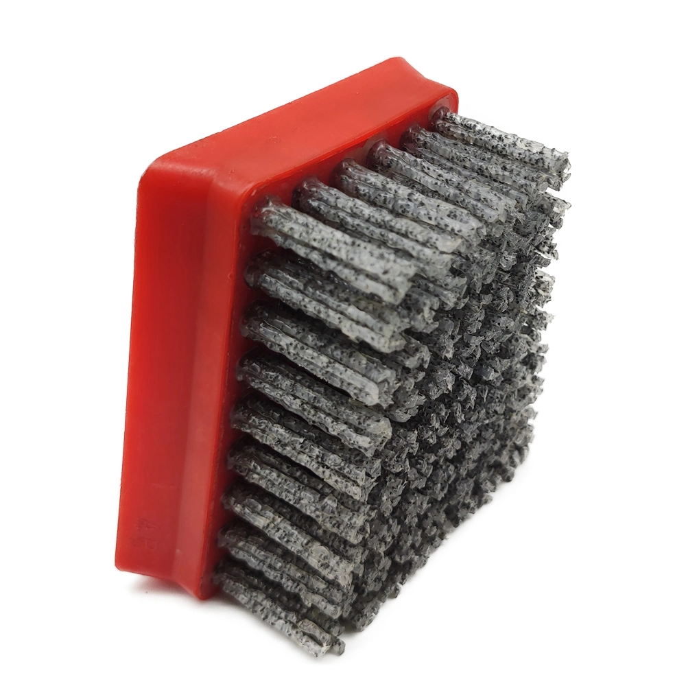 Brosse abrasive en carbure de silicium diamanté pour meulage de pierre en granit.