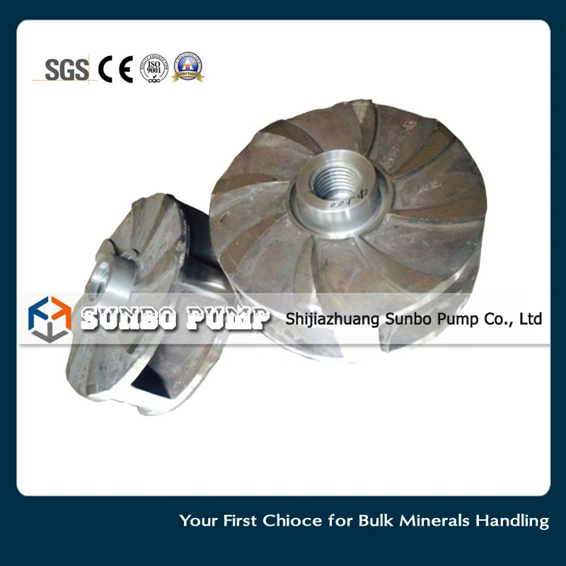 Hydraulische Zentrifugalpumpen Teile Impeller mit hoher Schleifbeständigkeit