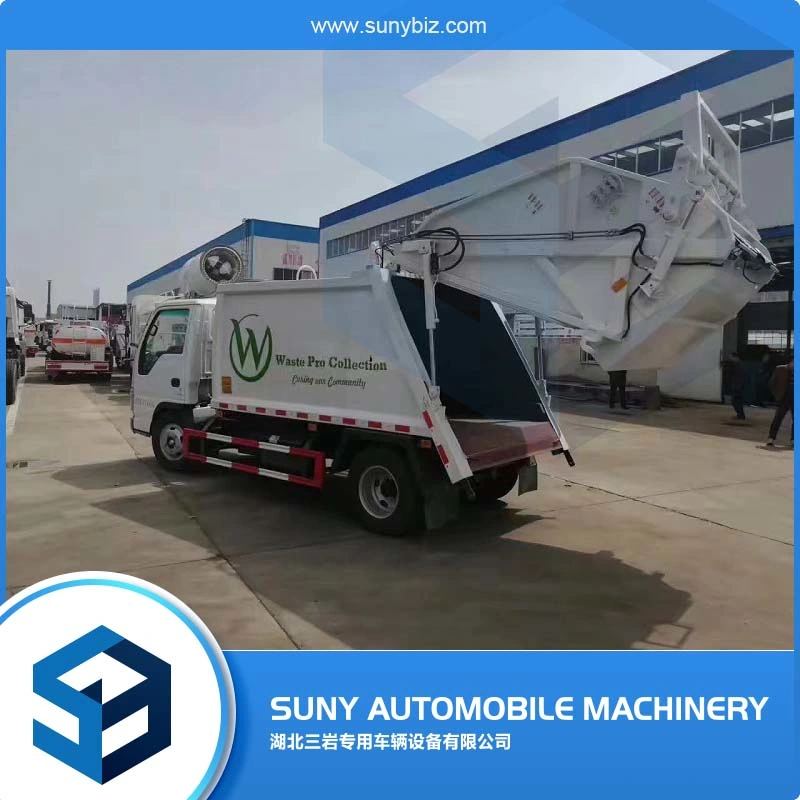 Factory Sale Isuzu 700p 4*2 8-10cbm&#160; Compactor Garbage Truck