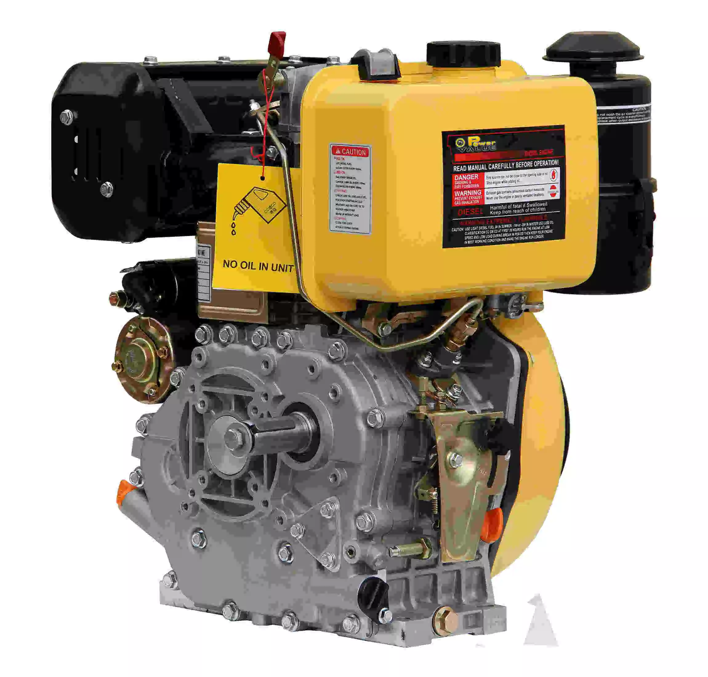 Valeur de puissance 10 HP moteur diesel, Pompe à eau du carburant Diesel Moteur du générateur