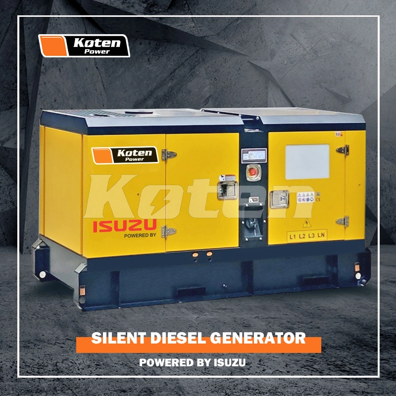 Single Phase 60Hz 120/240V 25kVA Silent Diesel Generator Powered by Jmc Engine