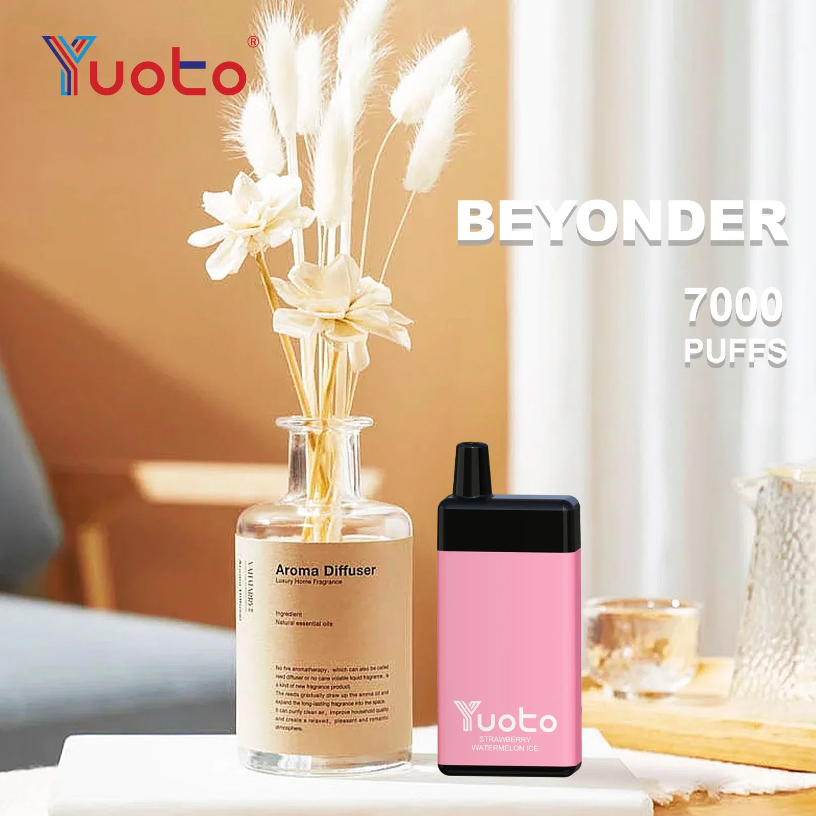 Mejor Precio Yuoto BEYONDER 7000 Puffs desechable VAPE pulmón suave Succión sabor suave 5% nicotina