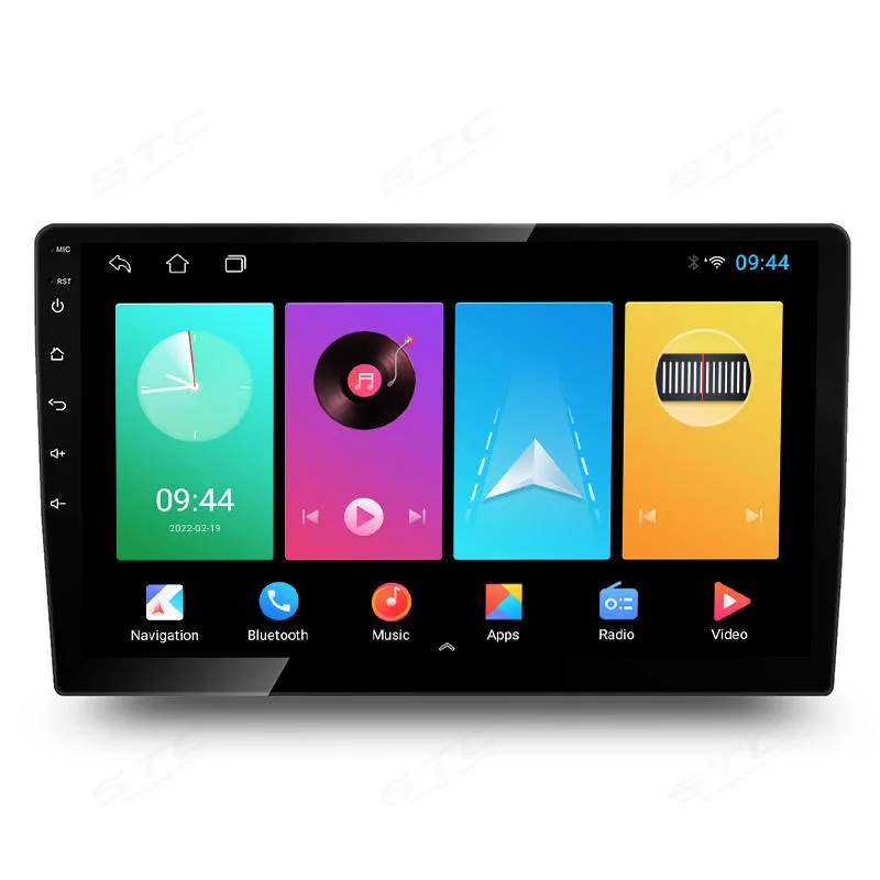 1 DIN universel Bt/GPS/WiFi/lien miroir/Ahd/IPS 1024*600 1 +16g Écran tactile Android Android Voiture Lecteur de DVD