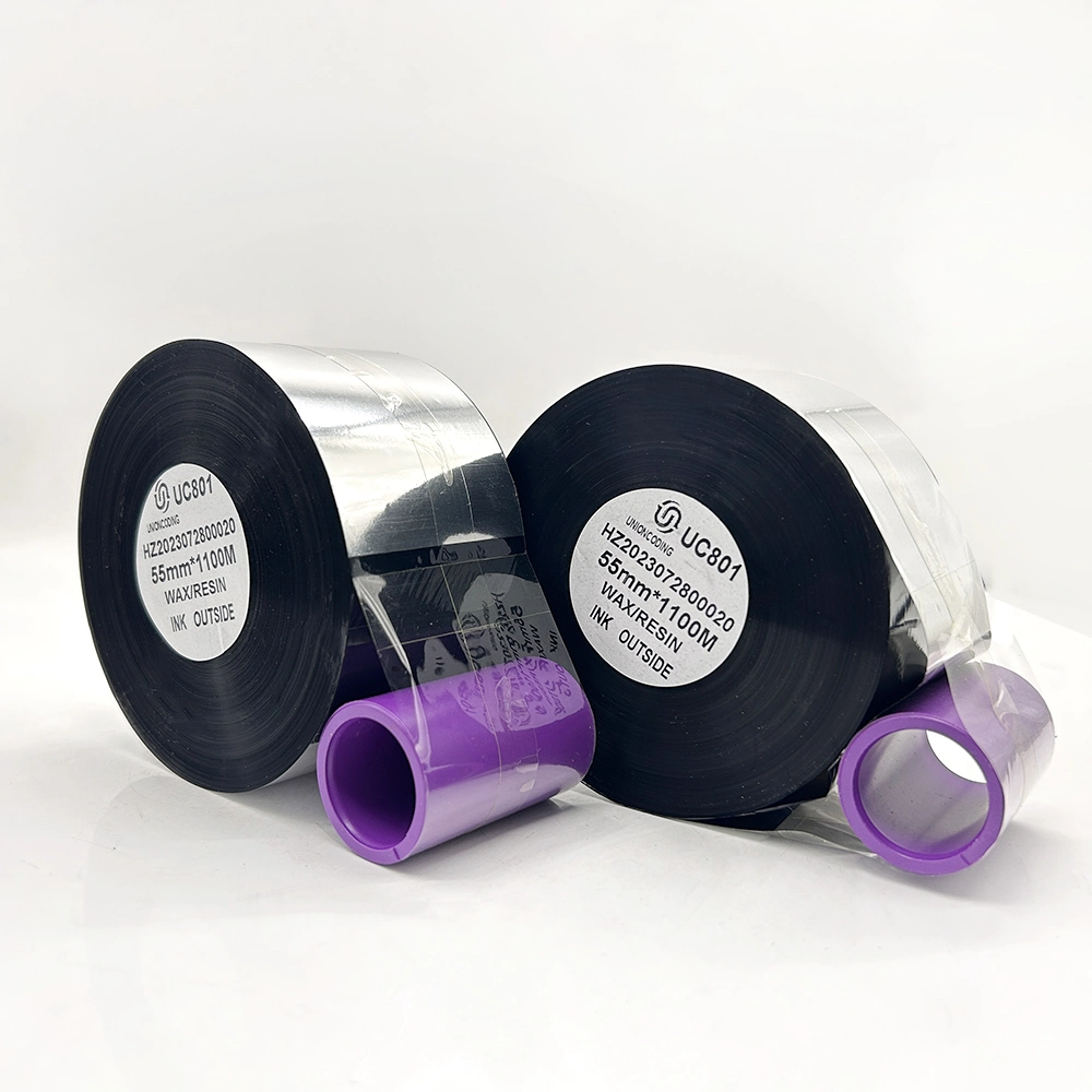 33m 600m Ink Inside/Outside Wax/Resin Thermal Transfer Ribbon Used on Thermal Transfer Overprinter