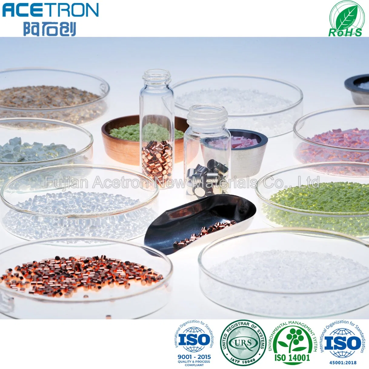 L'évaporation de haute pureté ACETRON Matériau aluminium pellets