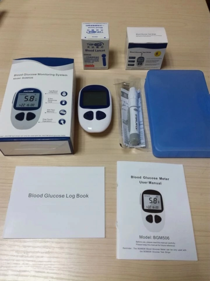 Portable Digital Automatic Blood Glucose /Sugar /Siabetes Testing Meter with Free Test Strips Lancets Glycated Hemoglobin Meter