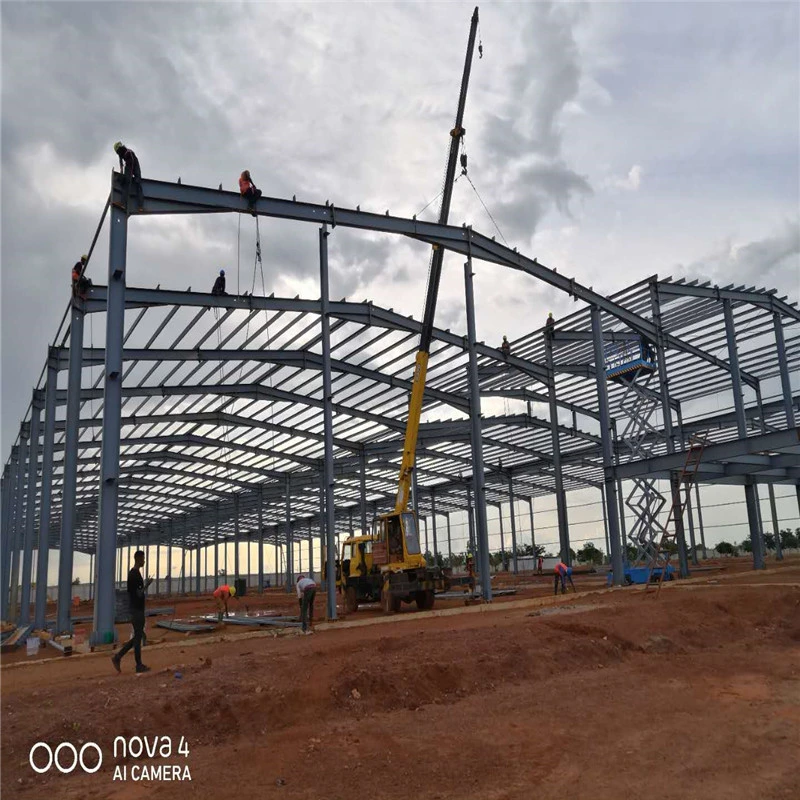 Long Span Building Steel Structure Project Prefabricated Warehouse Factory Light Steel Trusses