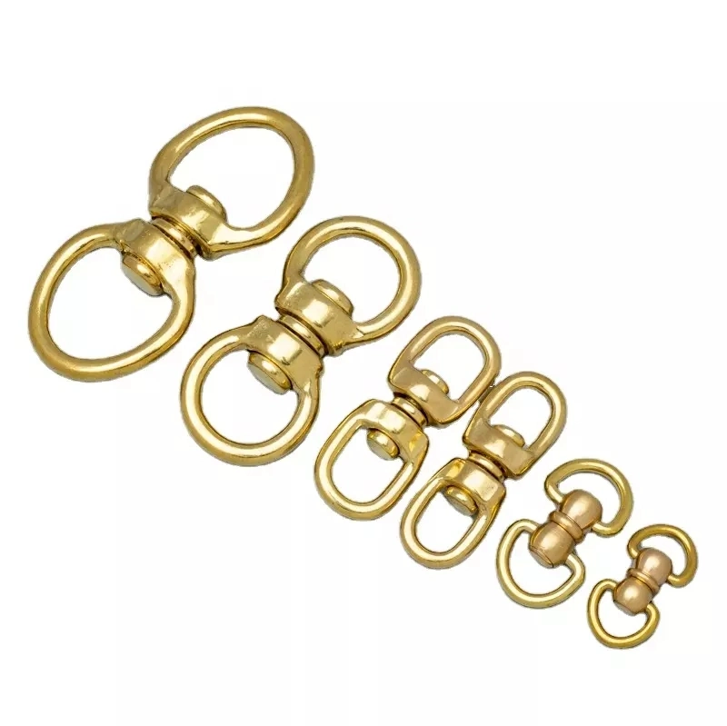 Solid Brass Double Eye Swivels Ring