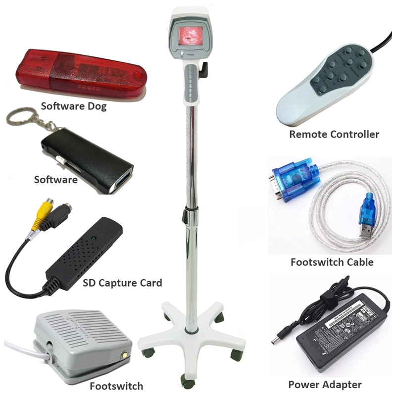 Electronic Full Digital Multi-Language Colposcope