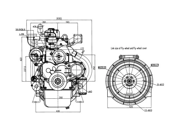 Diesel Engine with Low Fuel Consumption