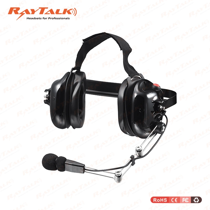 Metal Boom Microphone Heavy Duty UTV Racing Headset for Motorola Radios