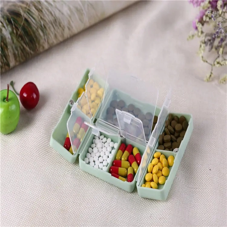 Weekly Magnetic Pill Case Pill Box Medicine Pill Case