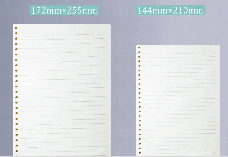 Stationery Detachable Note Book exercise Book 70g Plastic Cover Paper Book 3 Types