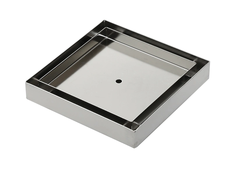 Modern Sanitary Bathroom Accessories Grates Solid Stainless Steel Square Shower Floor Drain