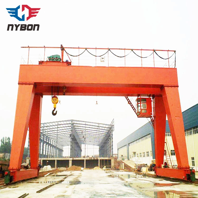 Huge Tonnage 50 Ton Double Girder Hook Type Gantry Crane