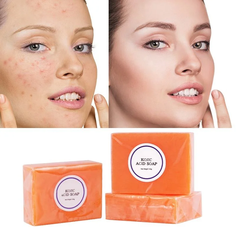 Bleaching Soap Solid Kojic Acid Soap for Skin Whitening Lightening