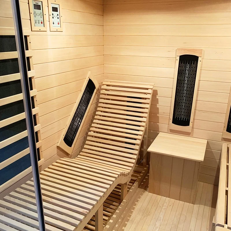 Luxury Far Infrared Steam Bath Cabin Wood Dry Steam Sauna Room