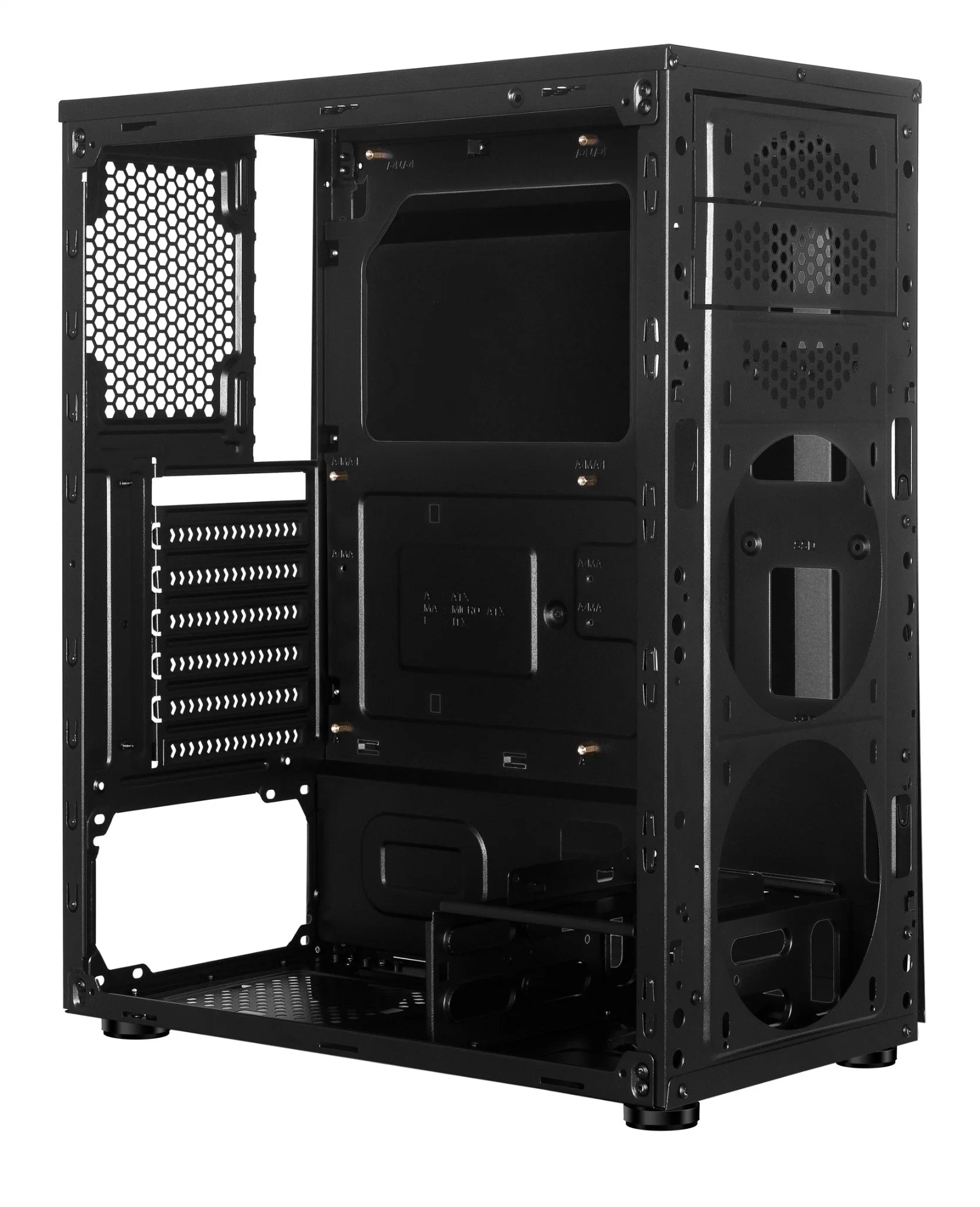 Fashion Hot Wholesale/Supplier Tower Computer Cabinet PC ATX Case with 12cm RGB Fans