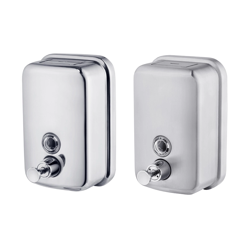 Stainless Steel Commercial Wall Mounted Soap Dispenser Pump Manual Foam Soap Dispenser