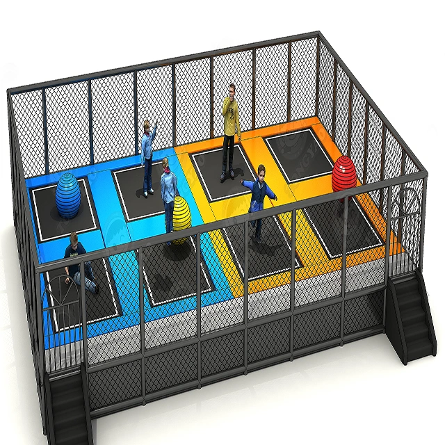 Trampoline de saut sur le terrain de jeu intérieur pour adultes et enfants de haute qualité (TY-20190429-1)