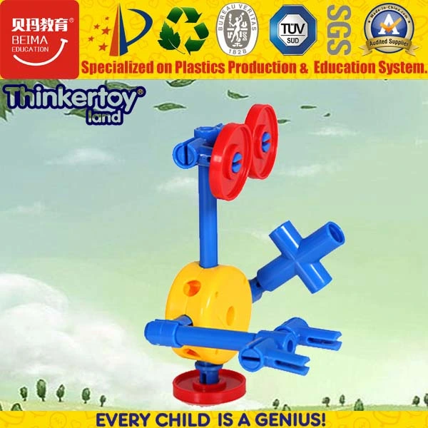 Children Plastic Toy Educational Desktop Building Robot