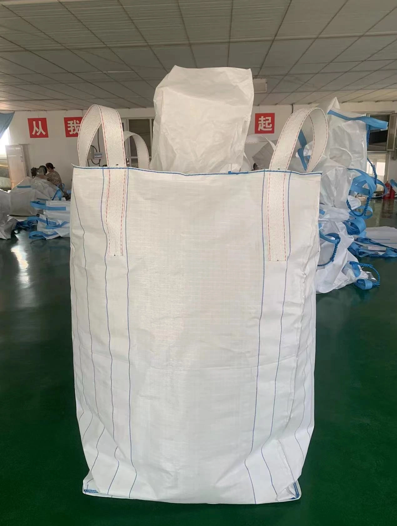 Best Price Good Quality Safety Factor 5: 1 Net Bags for Firewood Grain Bag FIBC Container Bag