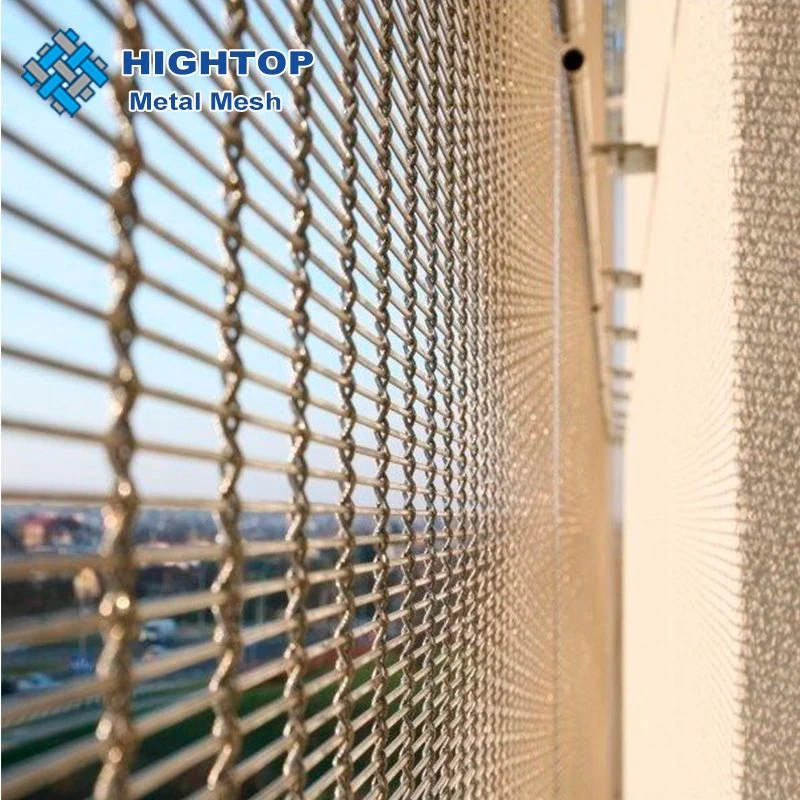 Architectural Woven Wire Mesh Fence/Mesh Fencing for Stairs and Corridor