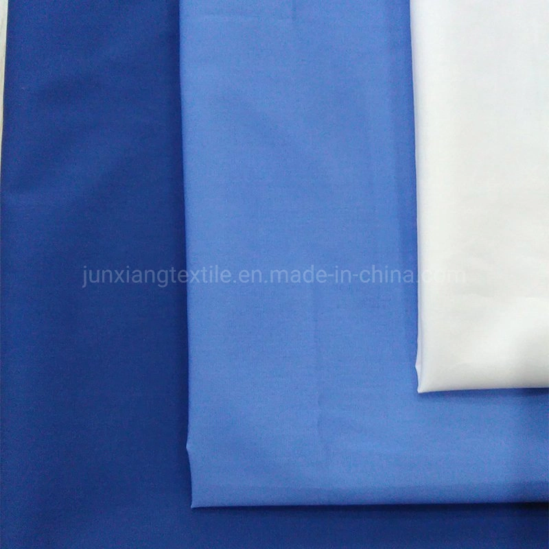 Cotton 50X50 144X80 Poplin Plain White Dyeing Mens Shirt Fabric