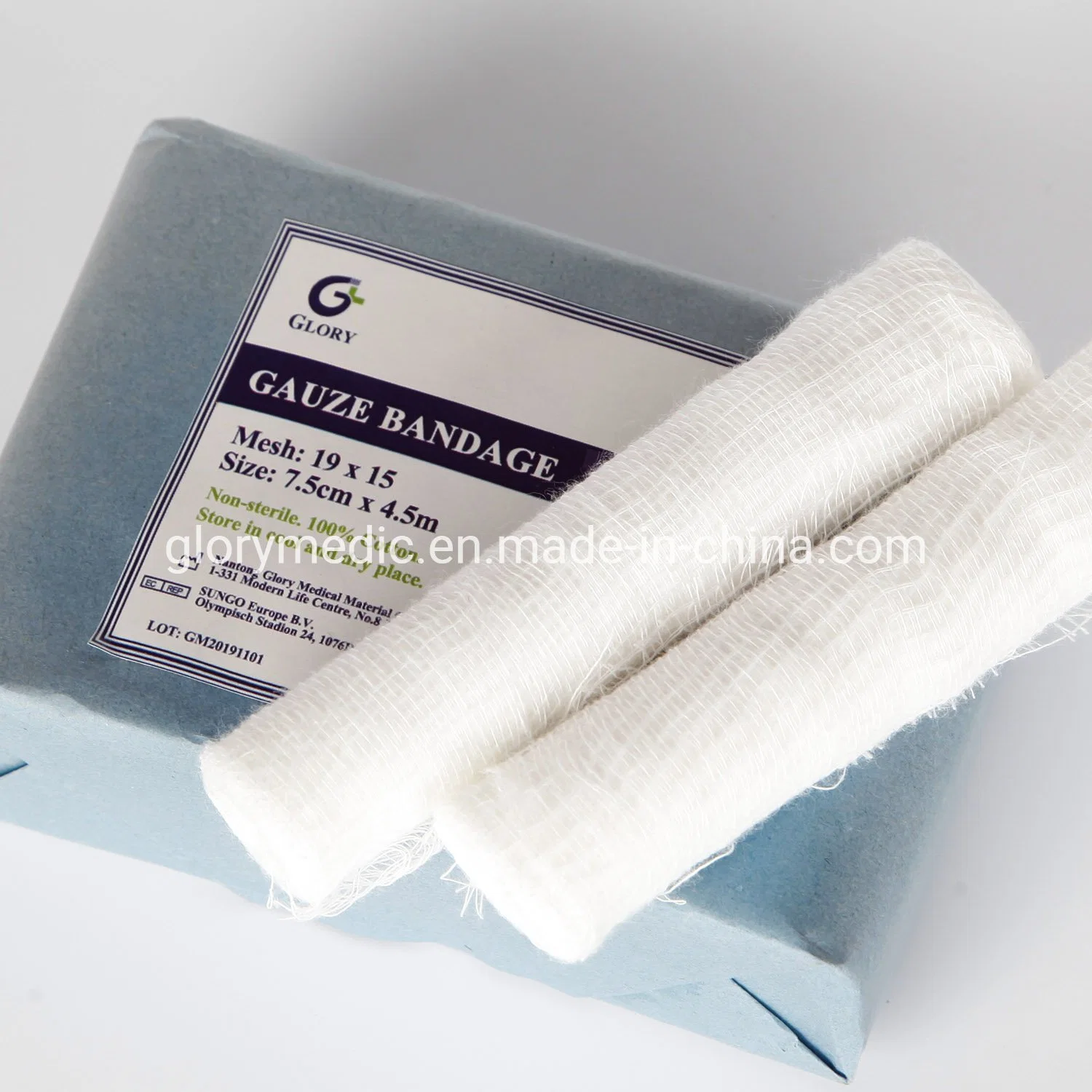 Factory Manufacturing Surgical Adhesive Cotton Absorbent Gauze Bandage