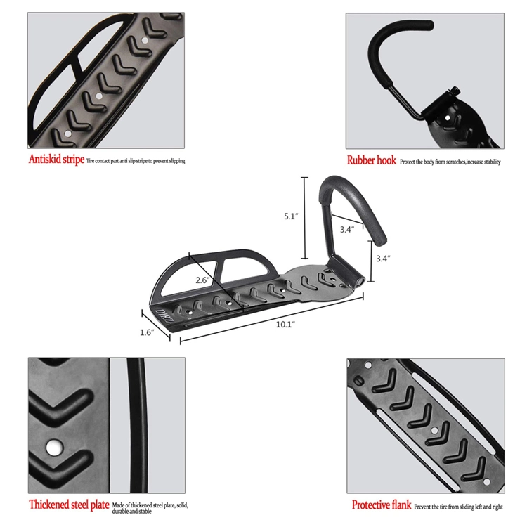 Wall Mounted & Simple Bicycle Hanger Bike Display Rack