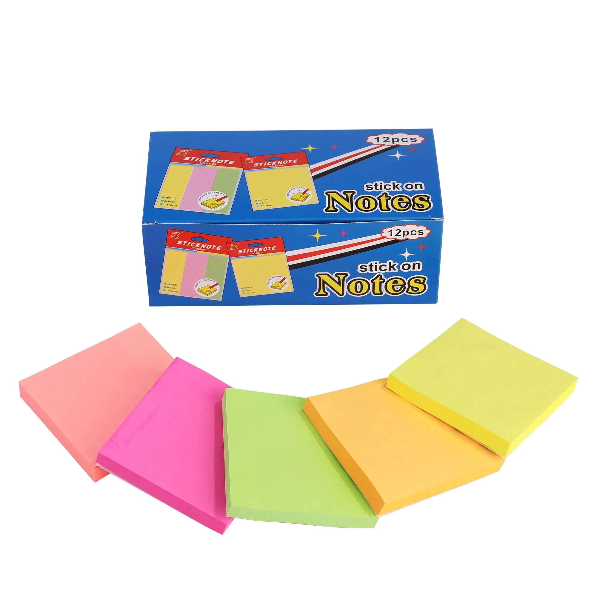 Self-Adhesive Kawaii Customized Sticky Notes Note Pads Memo Pad for Office/School Supply&Office/School Stationery&Paper Stationery