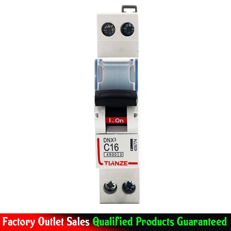 Dnx3 1p+N 6A-32A Dpn Type Mini Circuit Breaker