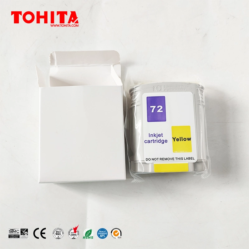 Ink Cartridge 72 C9397A C9398A C9399A C9400A C9401A C9403A for HP Designjet T1100 T1120 T1200 T1300 T2300 T610 T620 T770 T790 T795 Ink Tohita