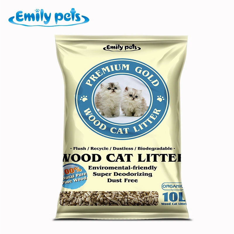 Dust-Free Natural precio Mayorista/Proveedor de salud de alta calidad fabricados en China de alimentación de animales de compañía OEM Natural libre de polvo de madera de la planta de pino kitty cat litter