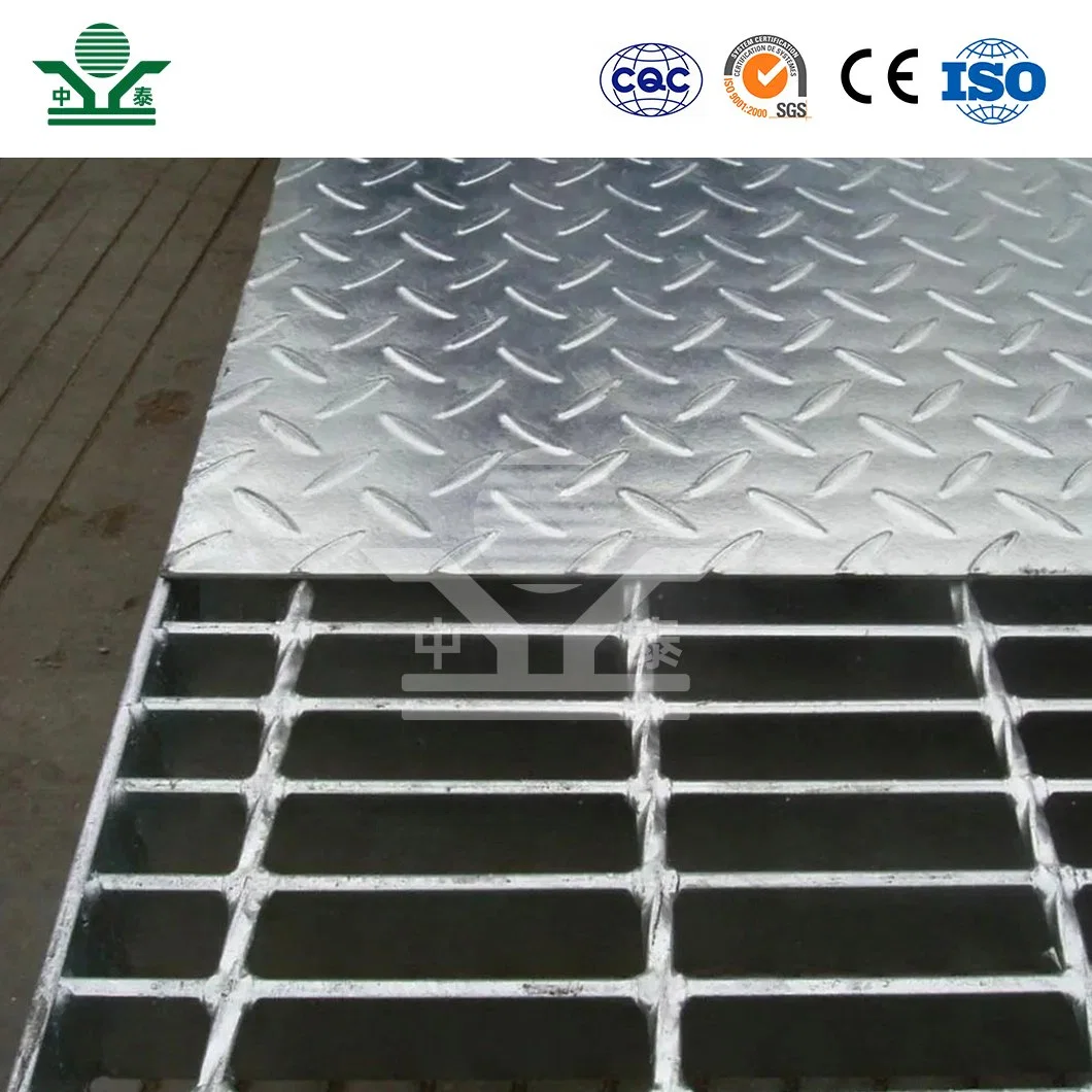 Zhongtai Drainage Channel Grate 8 Inches China Manufacturing Trench Drain Grates 1 Inch X 3/16 Inch Steel Grating Mesh