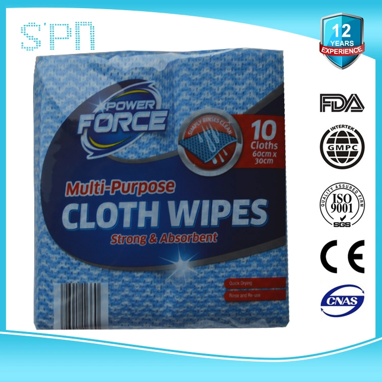 Special Nonwovens Interior Cleanerdyed Print Disinfect Soft Spunlace Nonwoven Cleaning Disposable Kitchen Wipe