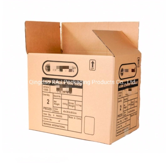 Boîte pliable personnalisé de l'emballage carton de transport d'expédition en carton ondulé