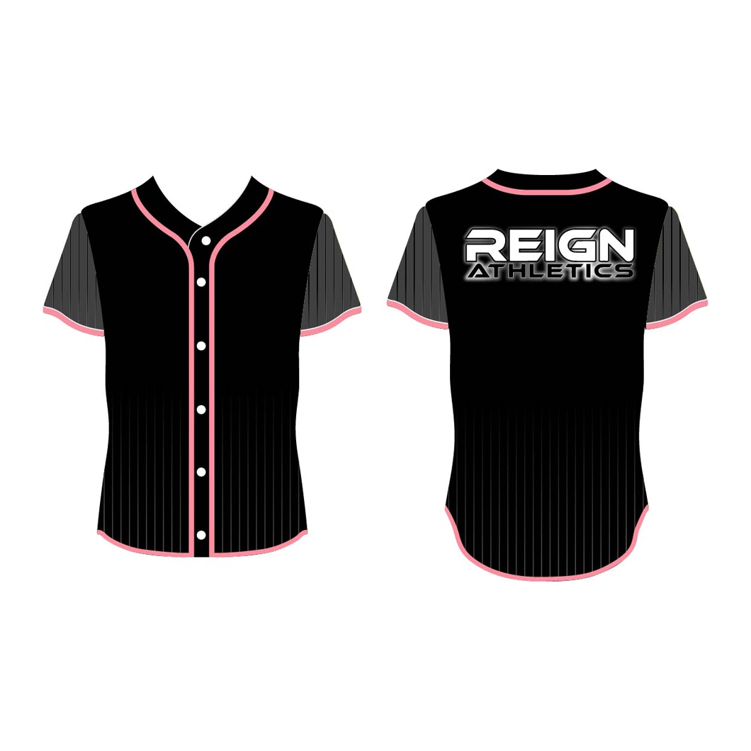 Wholesale/Supplier Custom Striped Baseball Jersey Sublimation Print OEM Design Your Own Softball Jersey