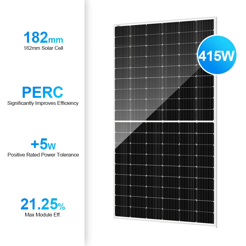 Großhandel/Lieferant Photovoltaik 150W 300W 365W 9bb PV Mono Energy Power Module Solarzellen Panel Preis